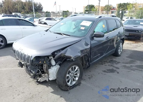 2019 Jeep Cherokee Latitude Plus Fwd из США, поврежденный, VIN 1C4PJLLB1KD366846